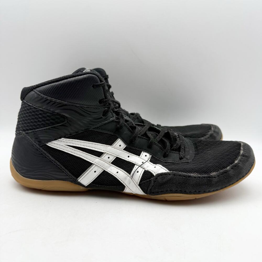 ASICS Mens Matflex 7 Wrestling Shoe US 11.5 EU 45 Black White EUC